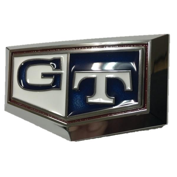ケンメリ リアフェンダーGTエンブレム 青 2個セット バッチ マーク 