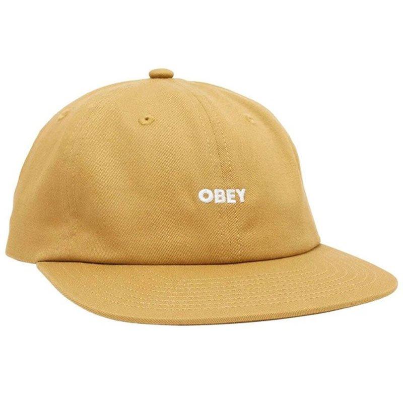【ラスト1点】オベイ OBEY BOLD TWILL 6 PANEL STRAPBACK(BROWN BUTTER)オベイキャップ OBEYキャップ オベイ帽子 OBEY帽子 オベイストラップバック｜osaka-warp｜02