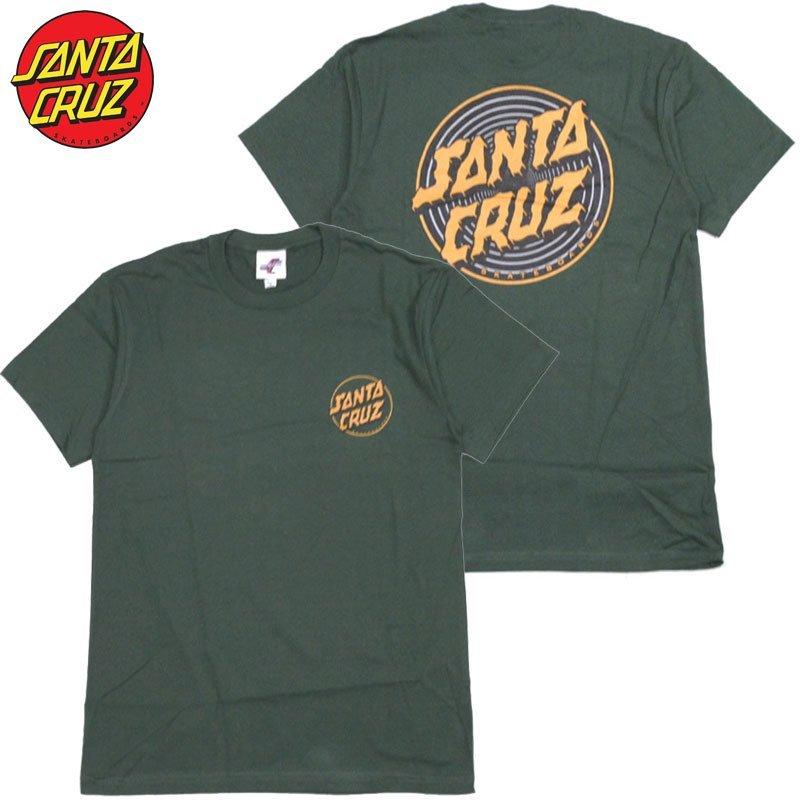 サンタクルーズ SANTA CRUZ DEPTH DOT TEE(FOREST GREEN)サンタクルーズTシャツ SANTA CRUZ T
