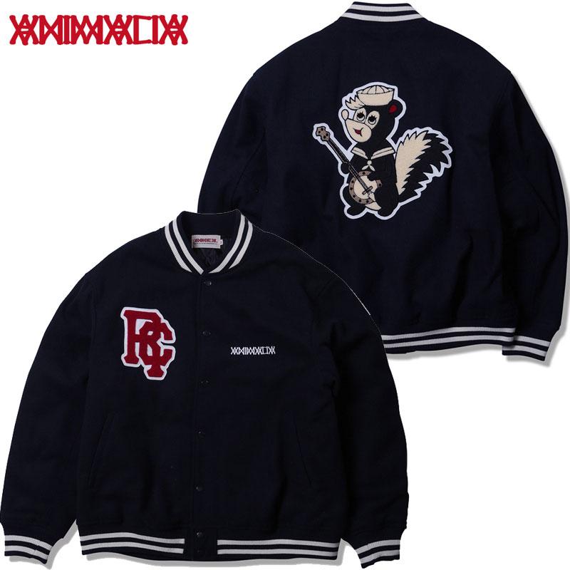 ANIMALIA 送料無料 アニマリア MELTON STADIUM JACKET(ネイビー NAVY 