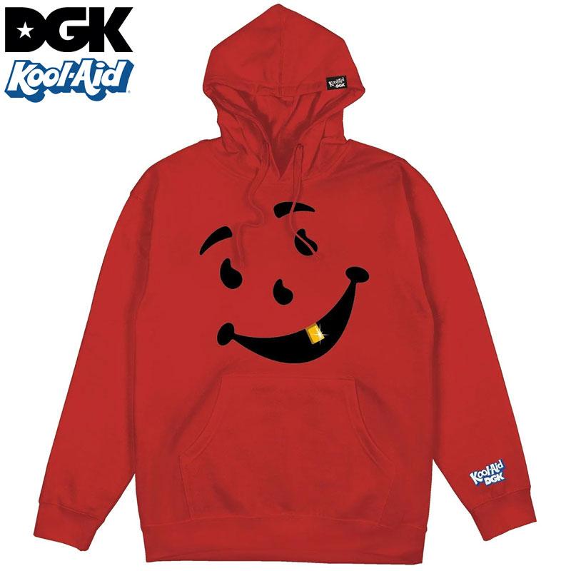 送料無料 ディージーケー DGK x KOOL AID THIRST HOODED FLEECE(レッド 赤 RED)ディージーケーパーカ DGKパーカ ディージーケーフーディー DGKフーディー KOOL A | 