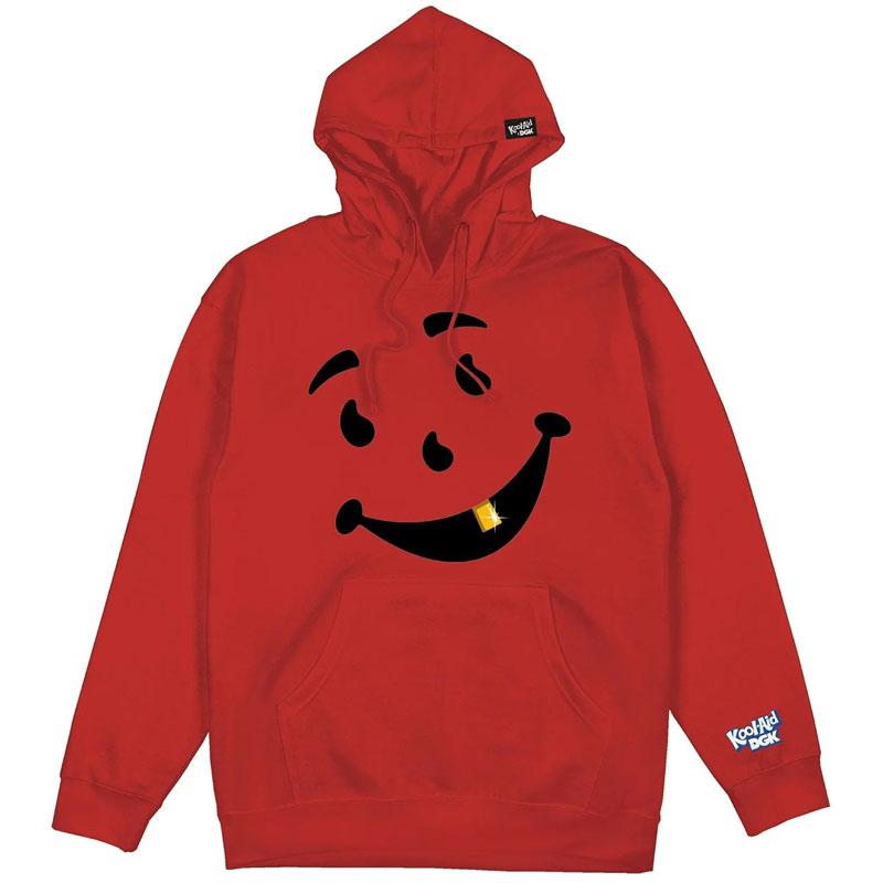 送料無料 ディージーケー DGK x KOOL AID THIRST HOODED FLEECE(レッド 赤 RED)ディージーケーパーカ DGKパーカ ディージーケーフーディー DGKフーディー KOOL A |  | 01