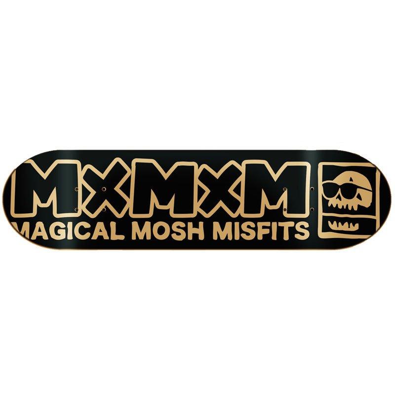 マジカルモッシュミスフィッツ MAGICAL MOSH MISFITS MxMxM TEAM DECK(GOLD)スケボーデッキ マモミデッキ ロゴ スケートボード SK8｜osaka-warp｜02