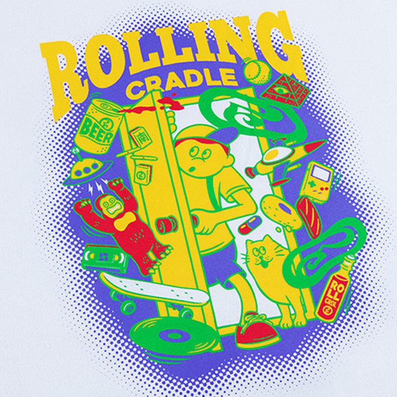 【XXLサイズ ラスト1点】ローリングクレイドル ROLLING CRADLE ISEKAI HOODIE(WHITE)ロリクレパーカ ROLLING CRADLEフーディー スウェット｜osaka-warp｜05