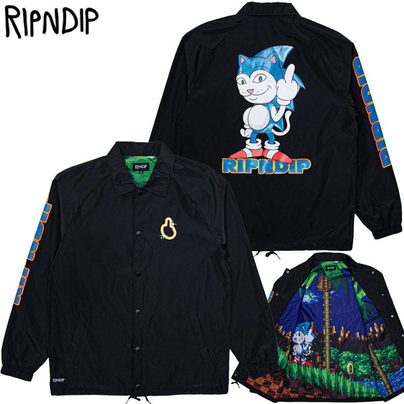 RIPNDIP（リップンディップ） 送料無料 RIPNDIP NERMHOG COACH JACKET