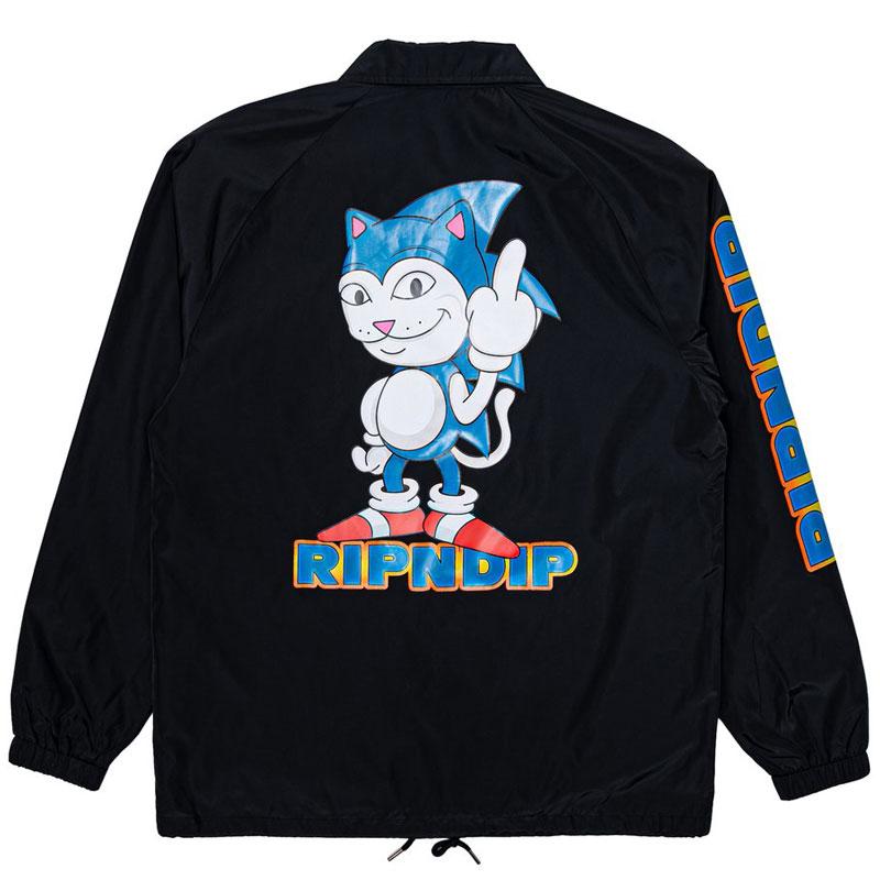RIPNDIP（リップンディップ） 送料無料 RIPNDIP NERMHOG COACH JACKET