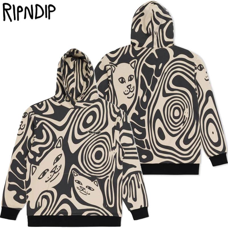 RIPNDIP (リップンディップ) Hypnotic Hoodie (Black/Cream)-