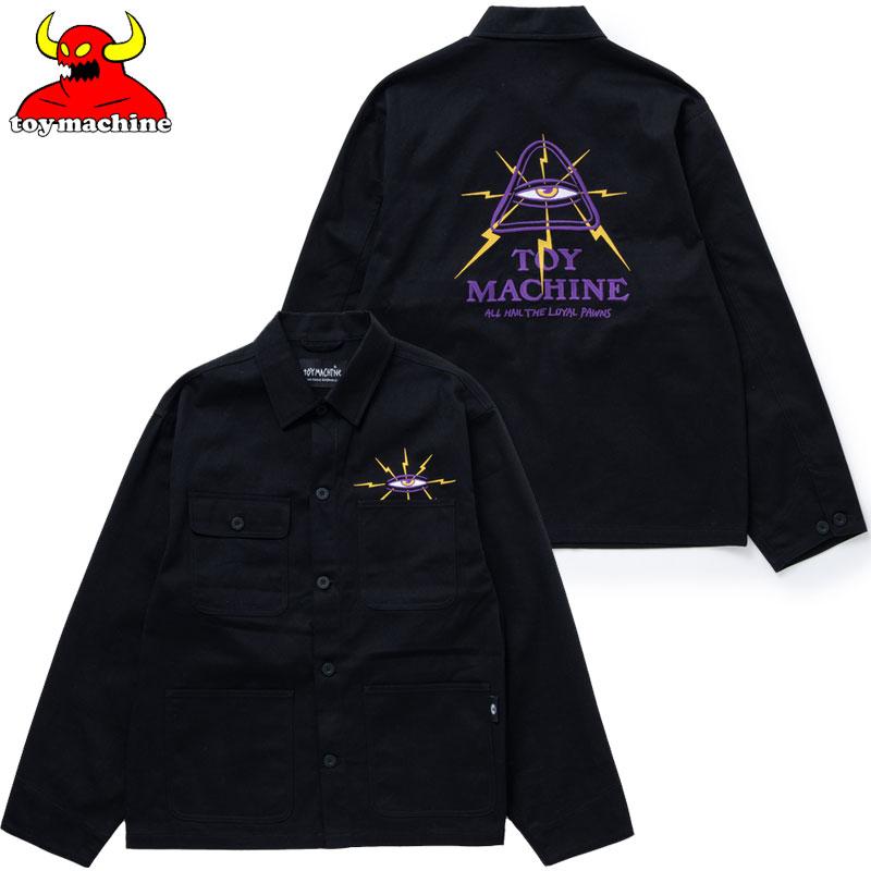 送料無料 トイマシーン TOY MACHINE LIGHTNING EYE TWILL WORK JACKET 
