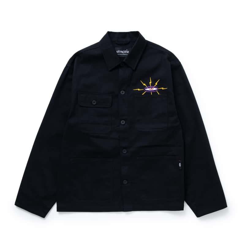 送料無料 トイマシーン TOY MACHINE LIGHTNING EYE TWILL WORK JACKET 