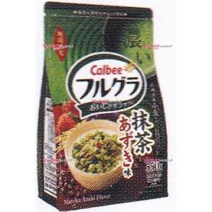 業務用菓子問屋GGxカルビー 550G フルグラ抹茶あずき味×24個【xrs6
