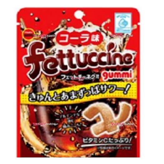 業務用菓子問屋GG駄菓子 ブルボン 50G フェットチーネグミ コーラ味