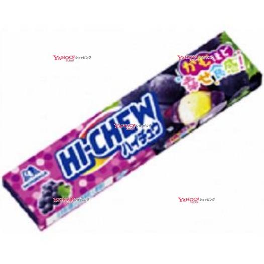 業務用菓子問屋GG駄菓子 森永 12粒 ハイチュウ グレープ ×12個