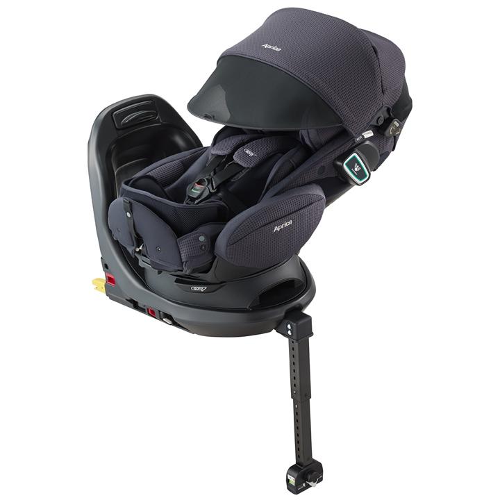 チャイルドシート 新生児 ISOFIX ベッド型 アップリカ フラディア グロウ ISOFIX セーフティープラス プレミアム カスケイドネイビー NV