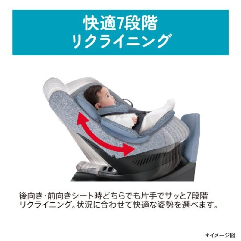 チャイルドシート 新生児 ISOFIX 回転式 アップリカ クルリラ プラス