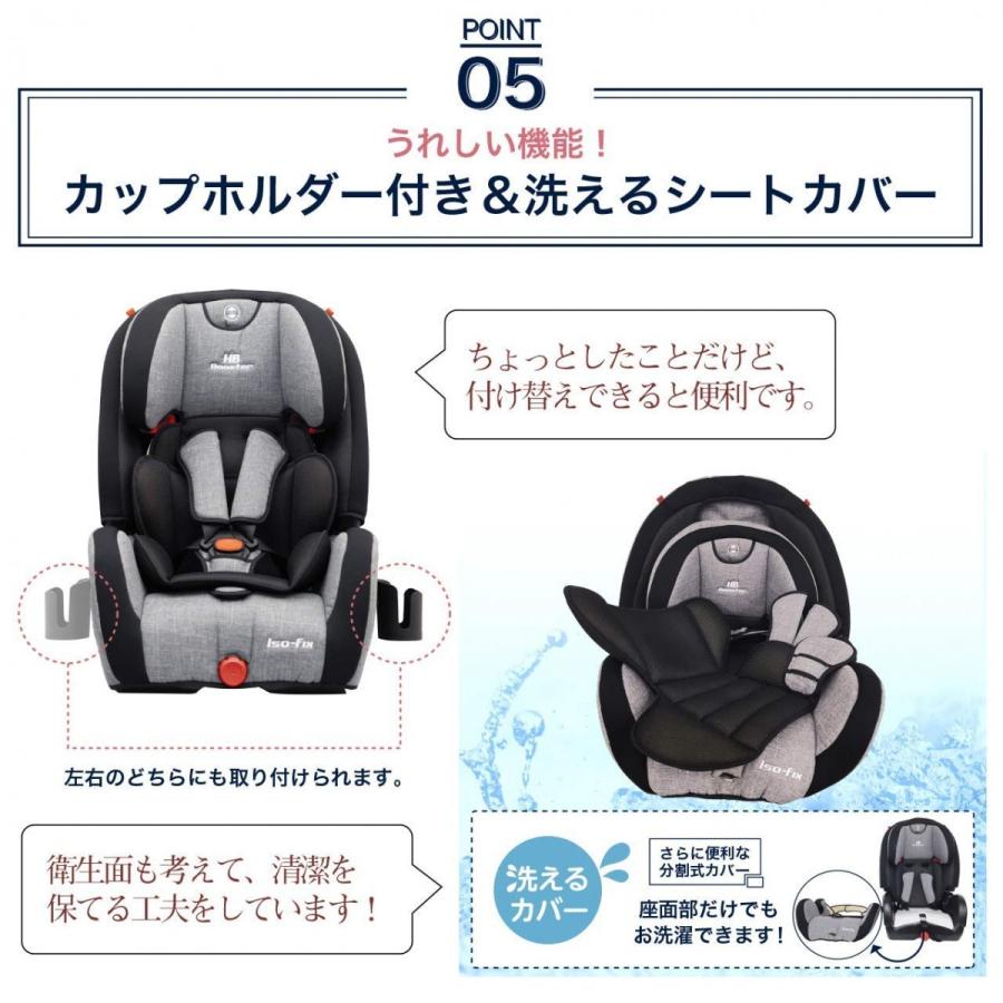 日本育児 ハイバックブースターec Fix レッドデニム Isofix シートベルト兼用 1歳から12歳まで のし紙 包装不可商品 Osakababy 通販 Yahoo ショッピング