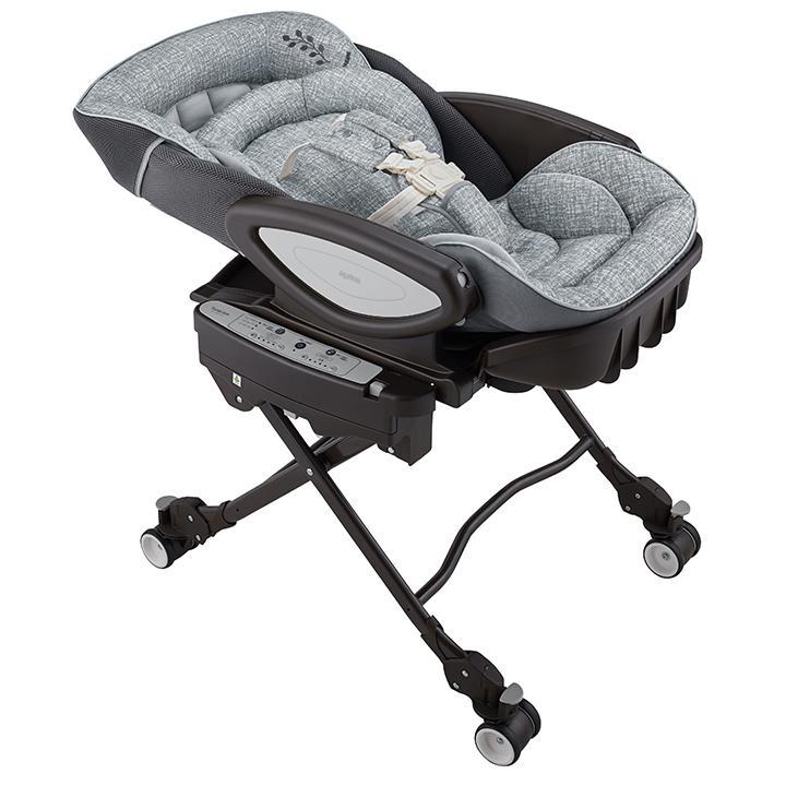 【美品】Aprica ユラリズム オート ライト メランジグレー アップリカ（Aprica） ユラリズム オートライト メランジグレー GR