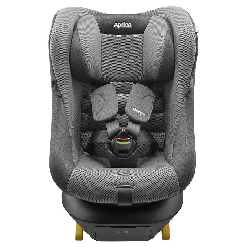チャイルドシート 新生児 ISOFIX 回転式 【 アップリカ 】 クルリラ プライト ナイトグレー GR_3