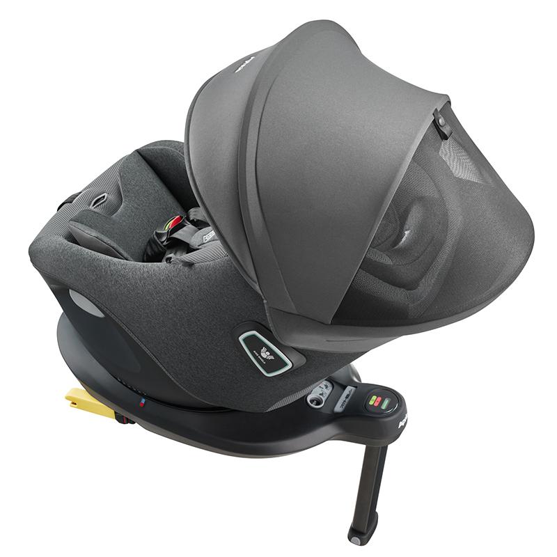 チャイルドシート 新生児 ISOFIX 回転式 【 アップリカ 】 クルリラ プライト ナイトグレー GR_6