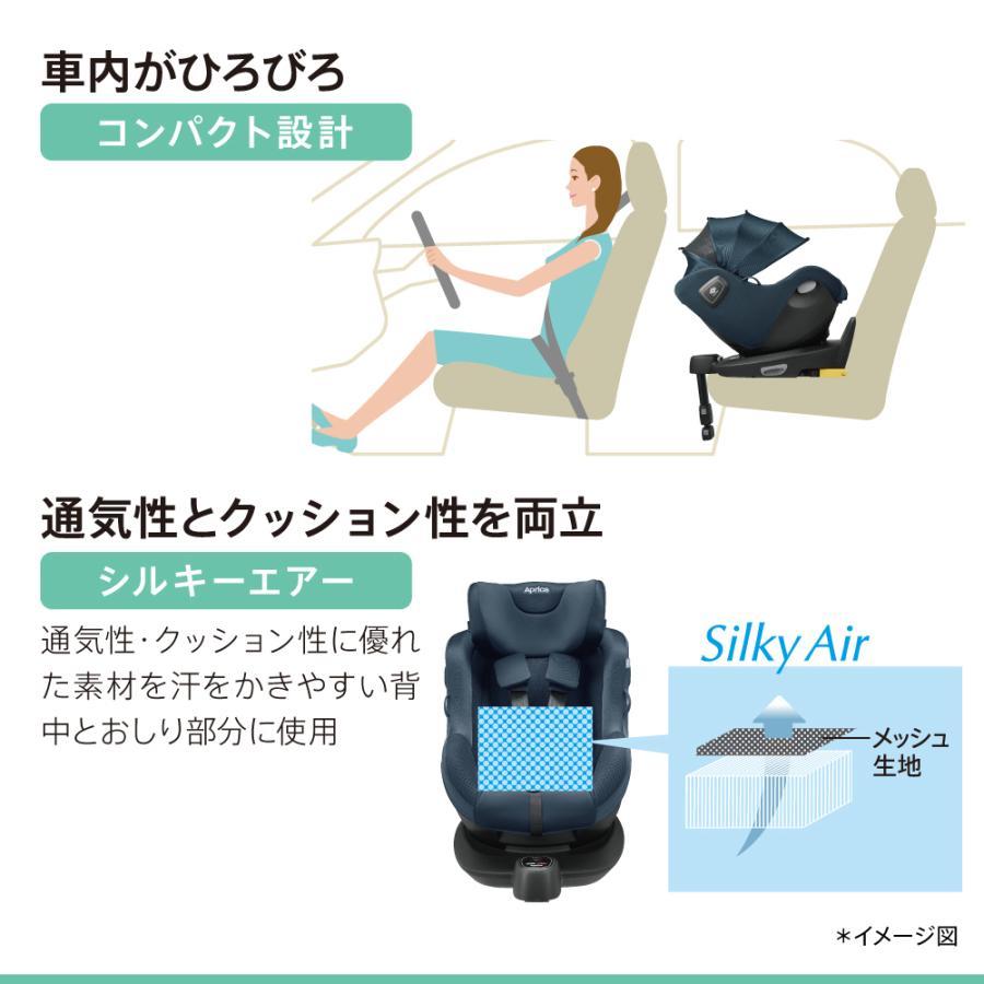 アップリカ（Aprica） チャイルドシート 新生児 ISOFIX 回転式