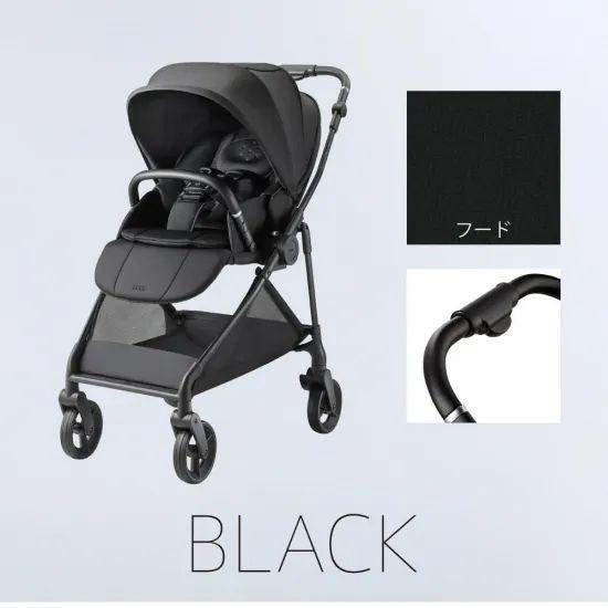 アップリカ A型ベビーカー 【 ルーチェ フリー AC ブラック BK 】 Apricaの画像