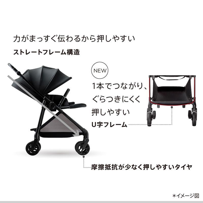 アップリカ A型ベビーカー 【 ルーチェ フリー AC ベージュ BE 】 Apricaの画像