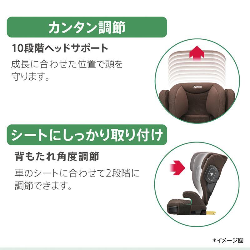 アップリカ（Aprica） ジュニアシート 【 ライドクルー ISOFIX AC