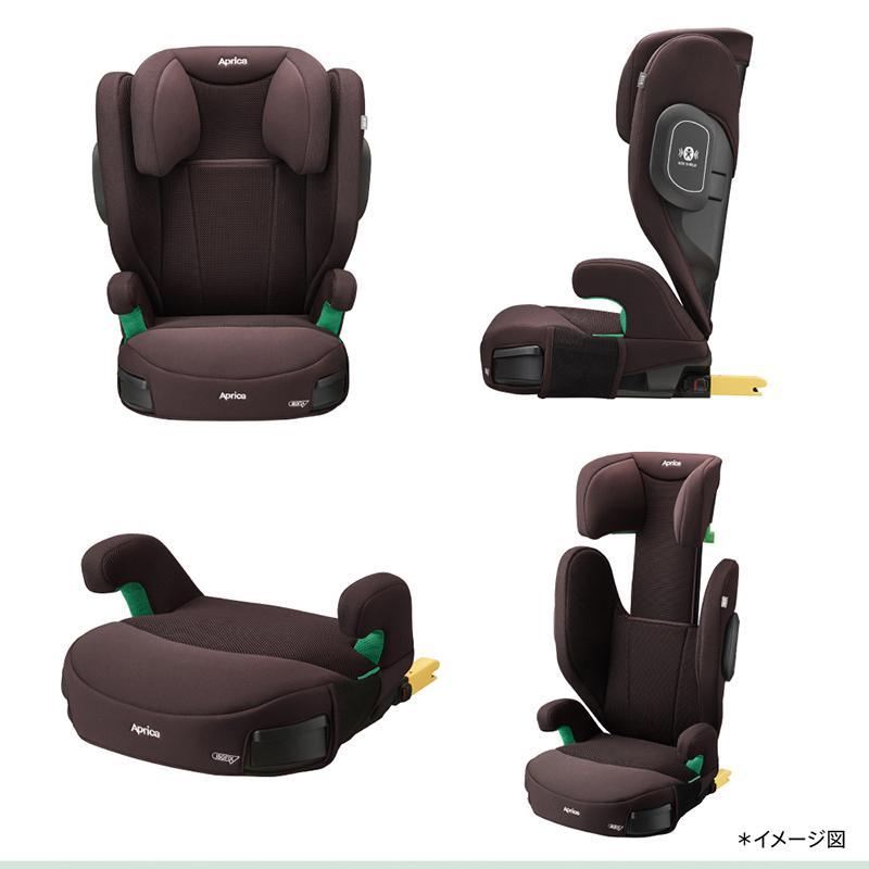 アップリカ ライドクルーISOFIX ブラウン アップリカ（Aprica） ジュニアシート 【 ライドクルー ISOFIX AC