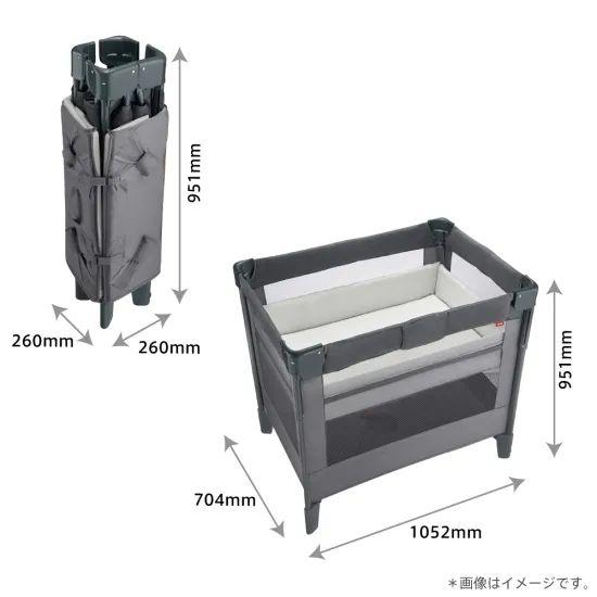 アップリカ（Aprica） ベビーベッド 折りたたみ ココネル エアープラス