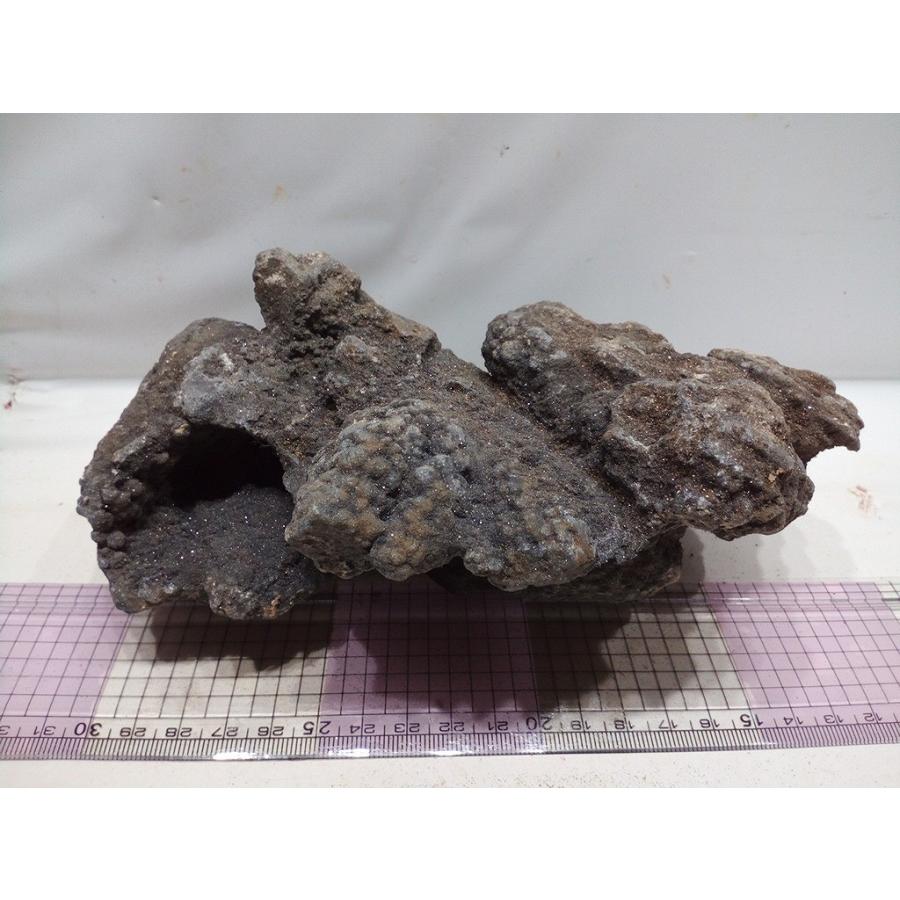 暗黒石 Lサイズ ｃｍ 一点もの Anl02 お魚倉庫 通販 Yahoo ショッピング