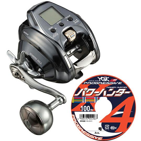 ダイワ 21 シーボーグ 300JL (左巻) 電動リール PEライン3号400mセット 