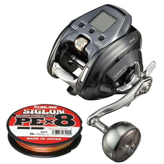 ダイワ (daiwa) 21 シーボーグ 300J (右巻) PEライン5号200mセット