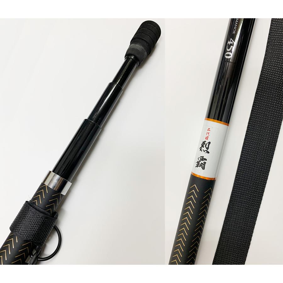 カーボン磯玉網セット 二代目 烈覇 540 磯玉の柄 視認性の良いカラーネット ショルダーベルト付属 おさかな侍 通販 Yahoo ショッピング