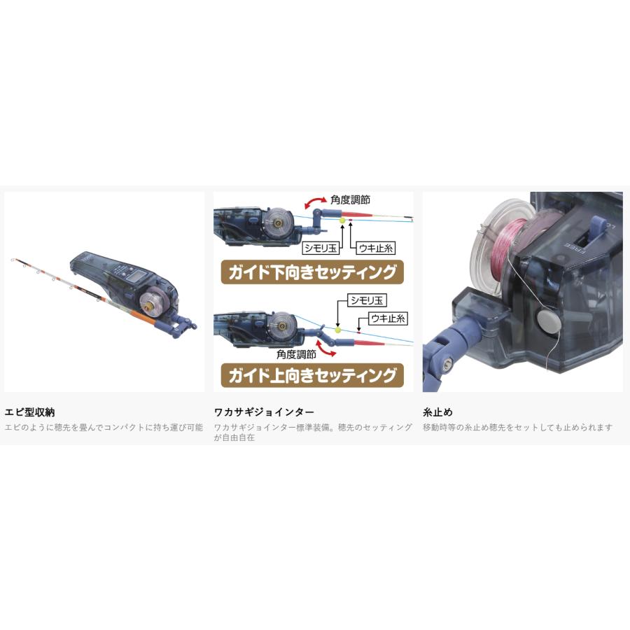プロックス 攻棚ワカサギモータードライブEC カウンター付穂先セット 攻棚ワカサギモータードライブEC |