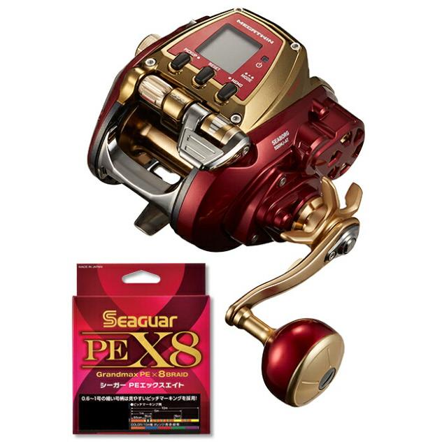 DAIWA（釣り） ダイワ 22 シーボーグ 500MJ-AT PEライン5号400mセット  