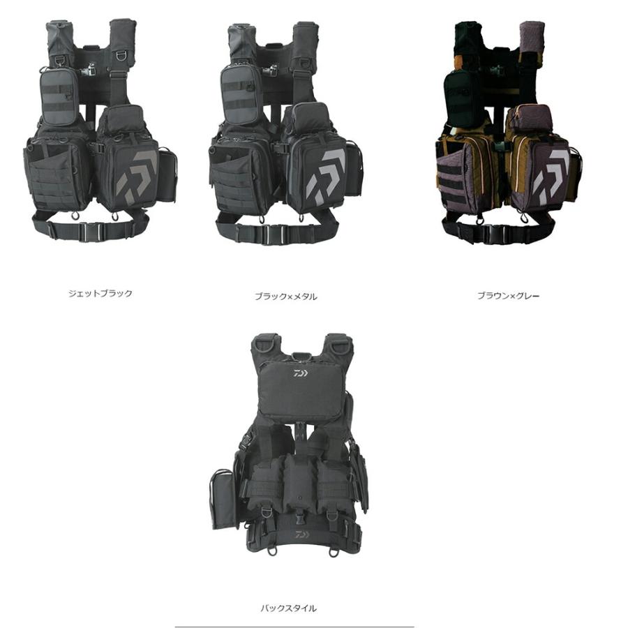 ダイワ ベンチクールベスト DF-6122 ブラック DF-6122 ベンチクールゲームベストV(ライフジャケット)｜DAIWA
