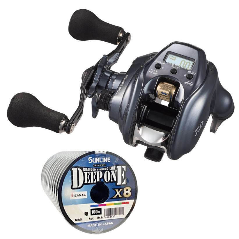 【新品未使用】ダイワ　24シーボーグ100JL（左）　PE1号300mセット品 DAIWA（釣り） ダイワ 24 シーボーグ 100JL 左巻き PEライン 1号