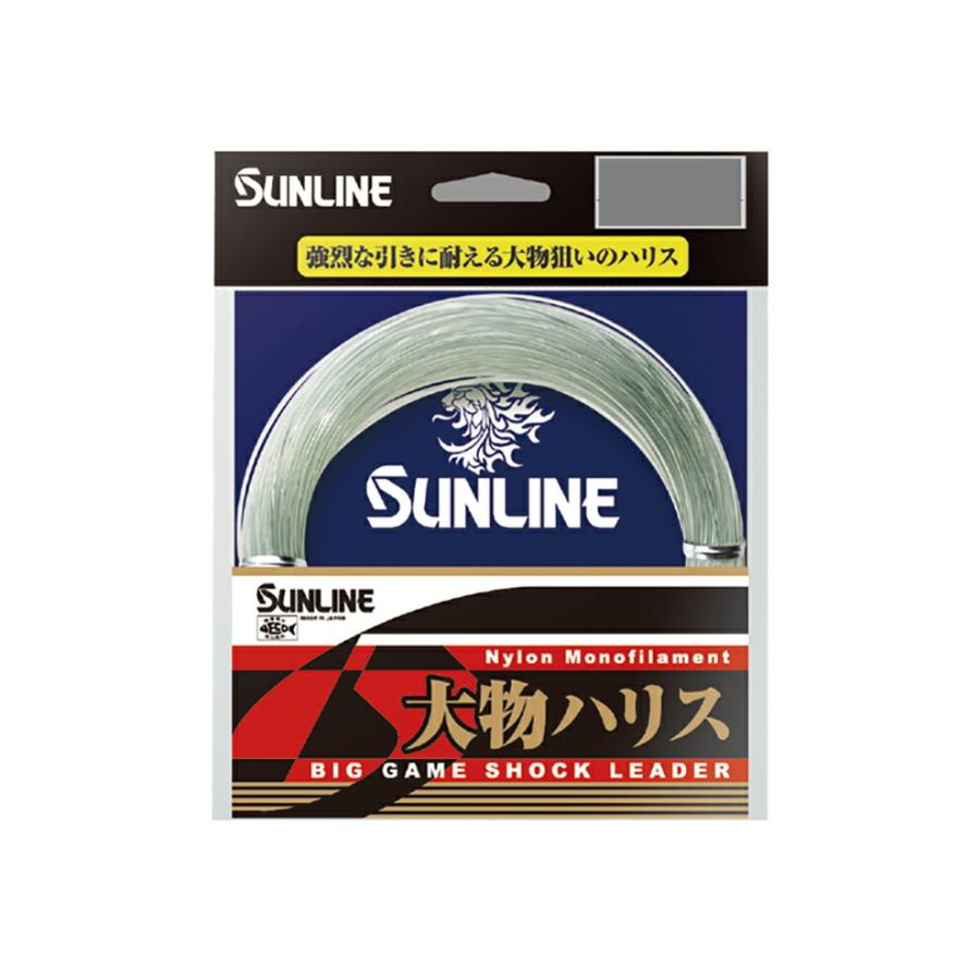 万力フロロ　60号 210LB 60m サンライン（SUNLINE） 大物ハリス 60号 210LB 50m ナイロンライン
