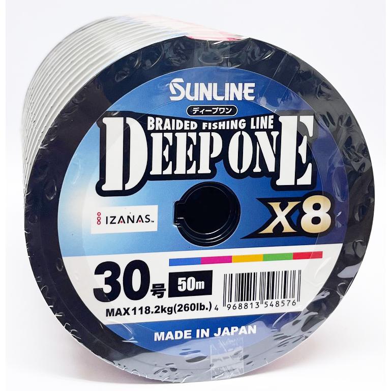 サンライン（SUNLINE） ディープワン X8 PEライン 30号 50m〜連結 8本