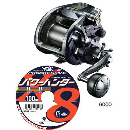 シマノ shimano 20 フォースマスター 6000 PEライン6号800mセット