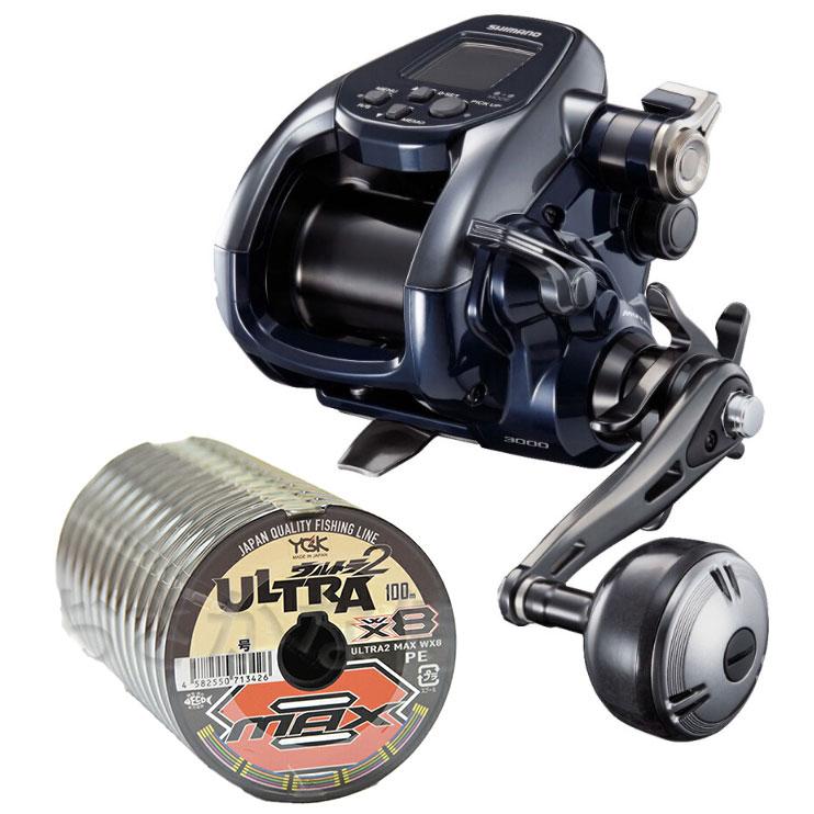 シマノ/プレミオ3000/電動リール+六芯用ケーブル/ジャンク シマノ電動