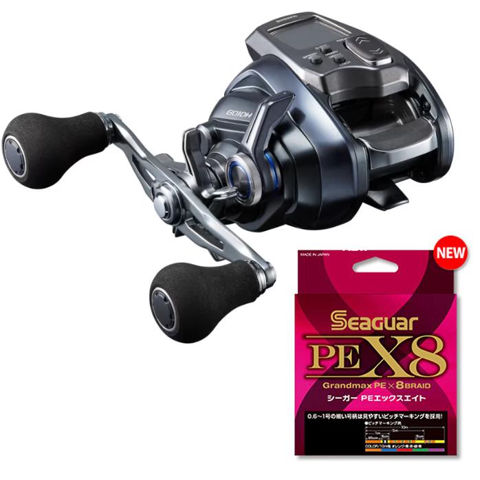 シマノ（SHIMANO） 23 フォースマスター 601DH 左巻き PEライン2号300m