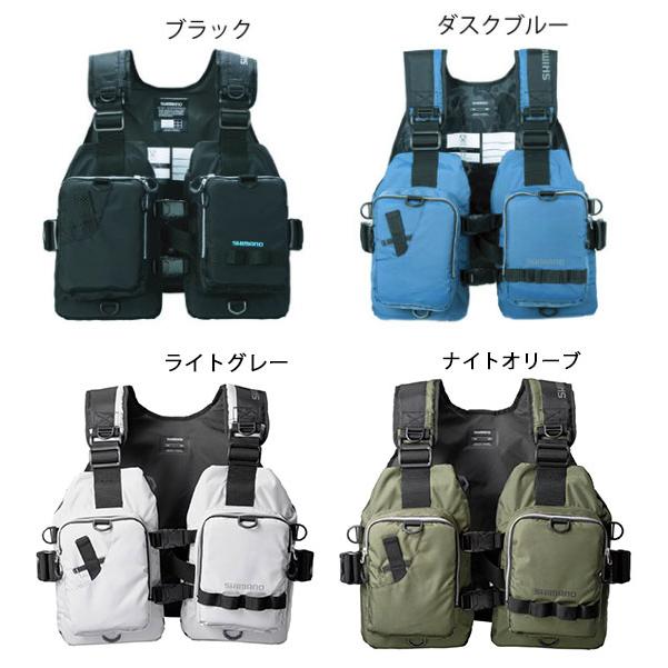 シマノ（SHIMANO） ゲームベストライト VF-068T ブラック/ダスクブルー