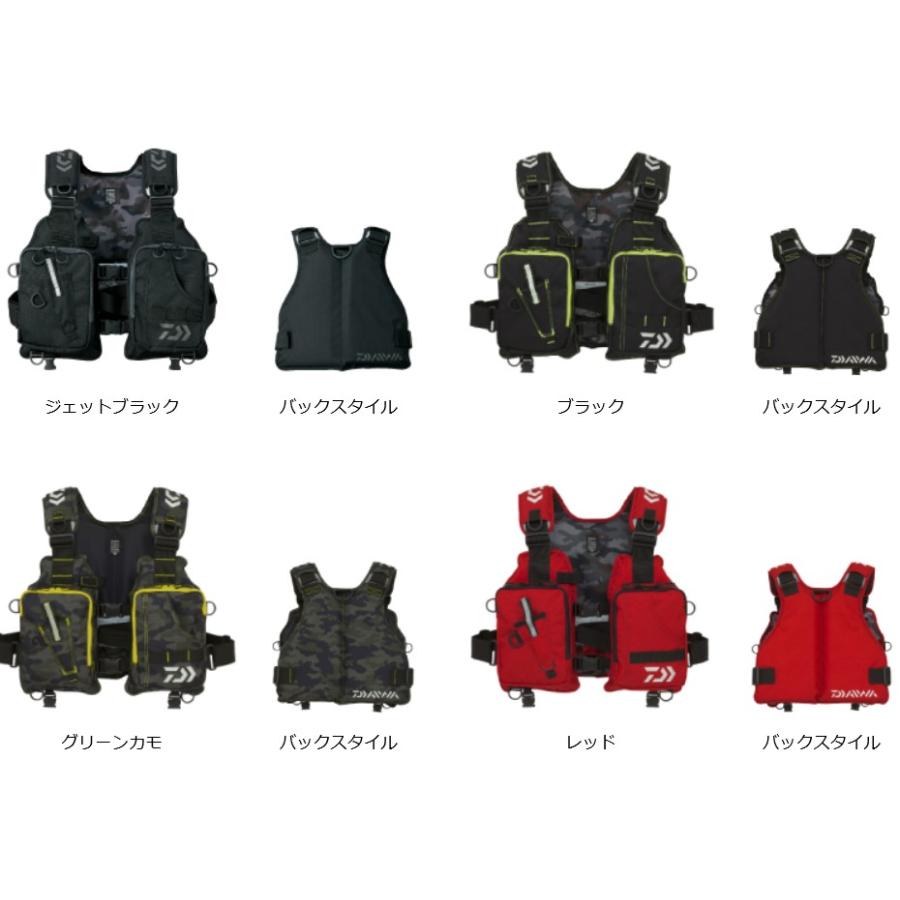 ダイワ Daiwa Df 6406 ライトフロートゲームベスト ブラック グリーンカモ レッド ジェットブラック D Df6406 おさかな侍 通販 Yahoo ショッピング
