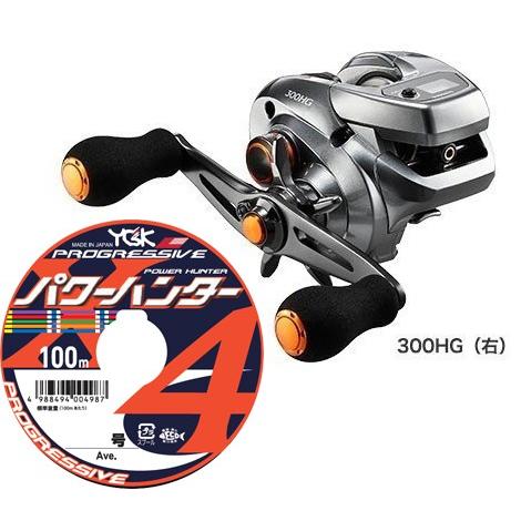 シマノ（SHIMANO） バルケッタ 300HG 右巻 PEライン1.5号200m よつあみ