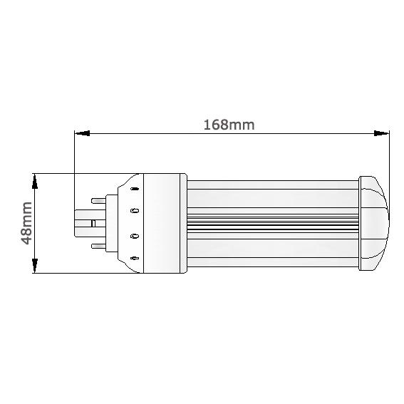 FHT型LED ツイン3 42W型のLED化 FHT42-LED 昼光色 高輝度 コンパクト