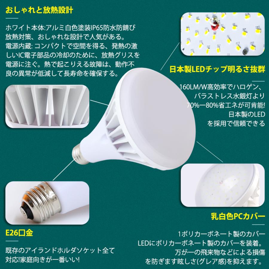 LED ビーム電球 PAR38 35W E26口金 ledランプ400W相当 IP65防水 LED ビーム電球 PAR38 35W E26口金 ledランプ400W相当 IP65防水
