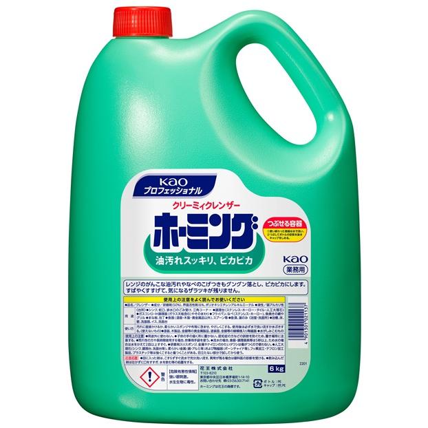 Kao（花王） クリーミィクレンザー ホーミング 6kg×3本 業務用 : 洗剤