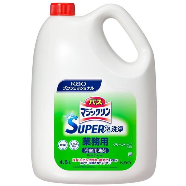 Kao（花王） バスマジックリン SUPER泡洗浄 グリーンハーブの香り 4.5L