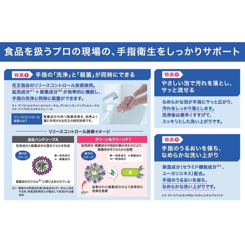 Kao（花王） クリーン&クリーン F1 薬用ハンドウォッシュ 詰替 4L×3本