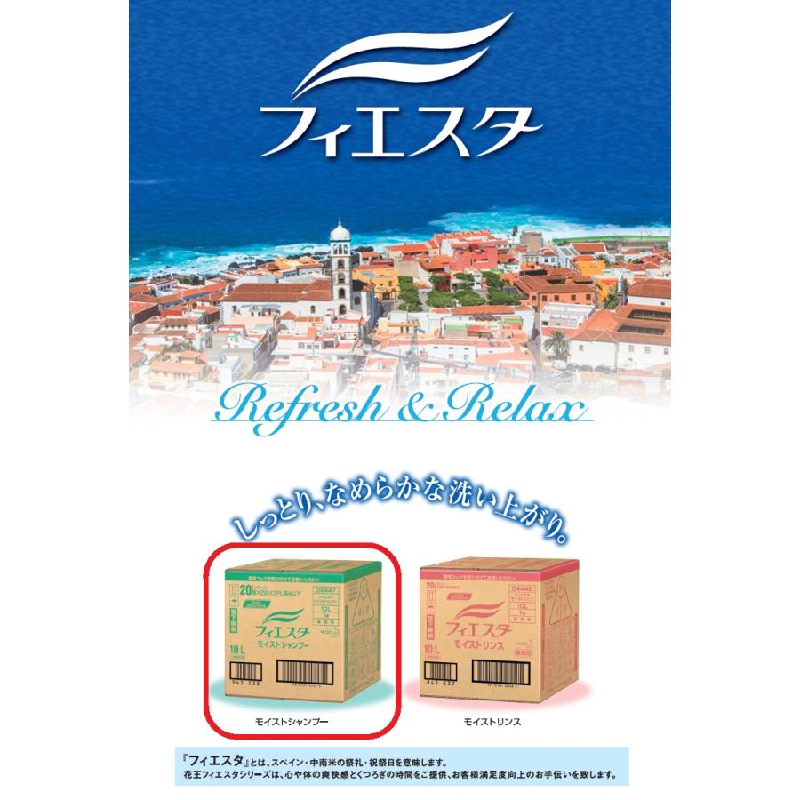 Kao（花王） フィエスタ モイストシャンプー 10L 業務用 : 洗剤屋.com